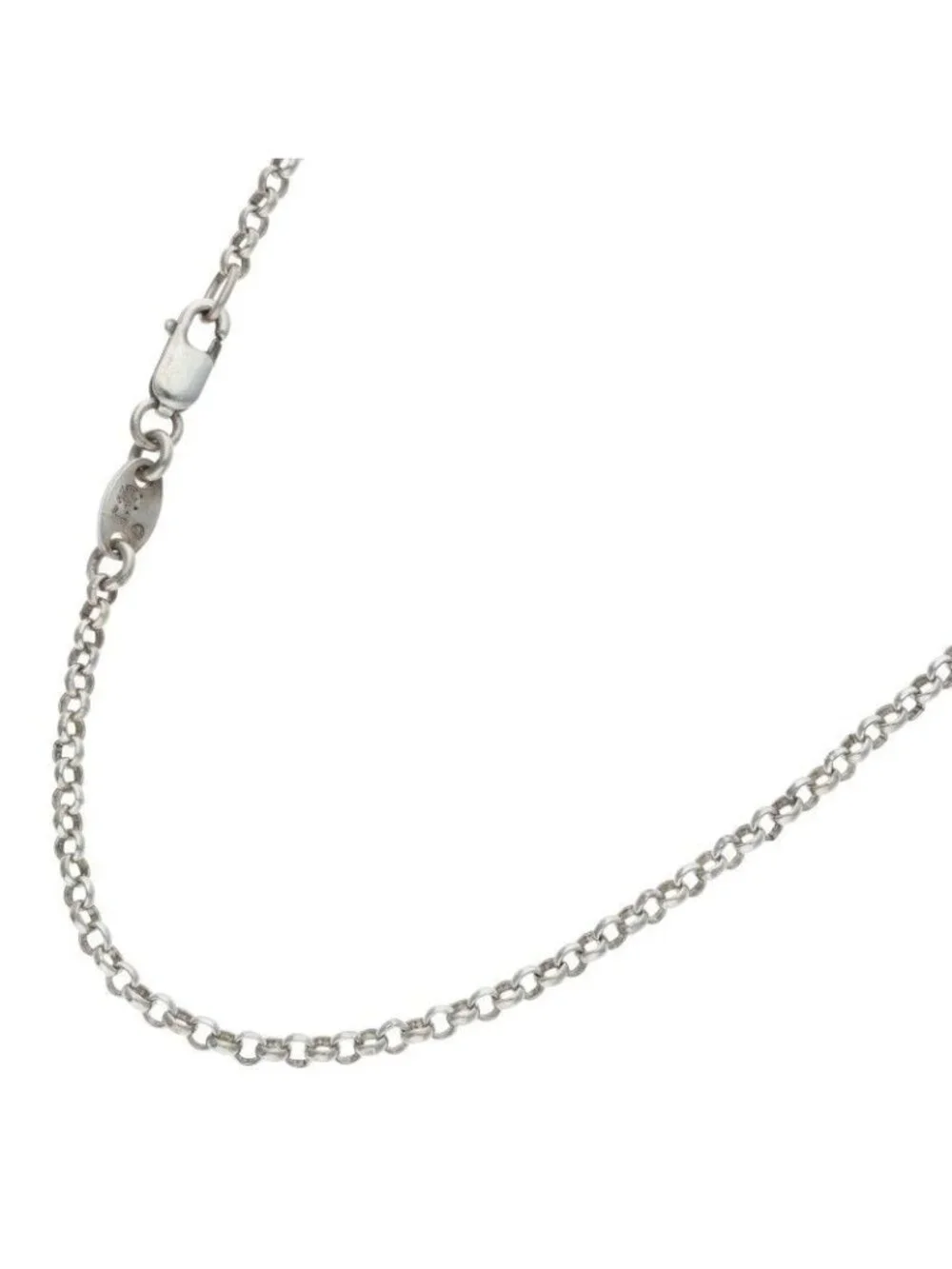 Chrome Hearts Neckchain Roll Chain Silver Necklace